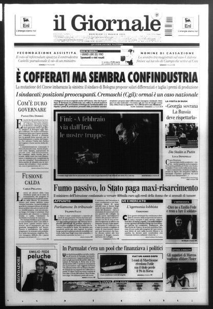 Il giornale : quotidiano del mattino